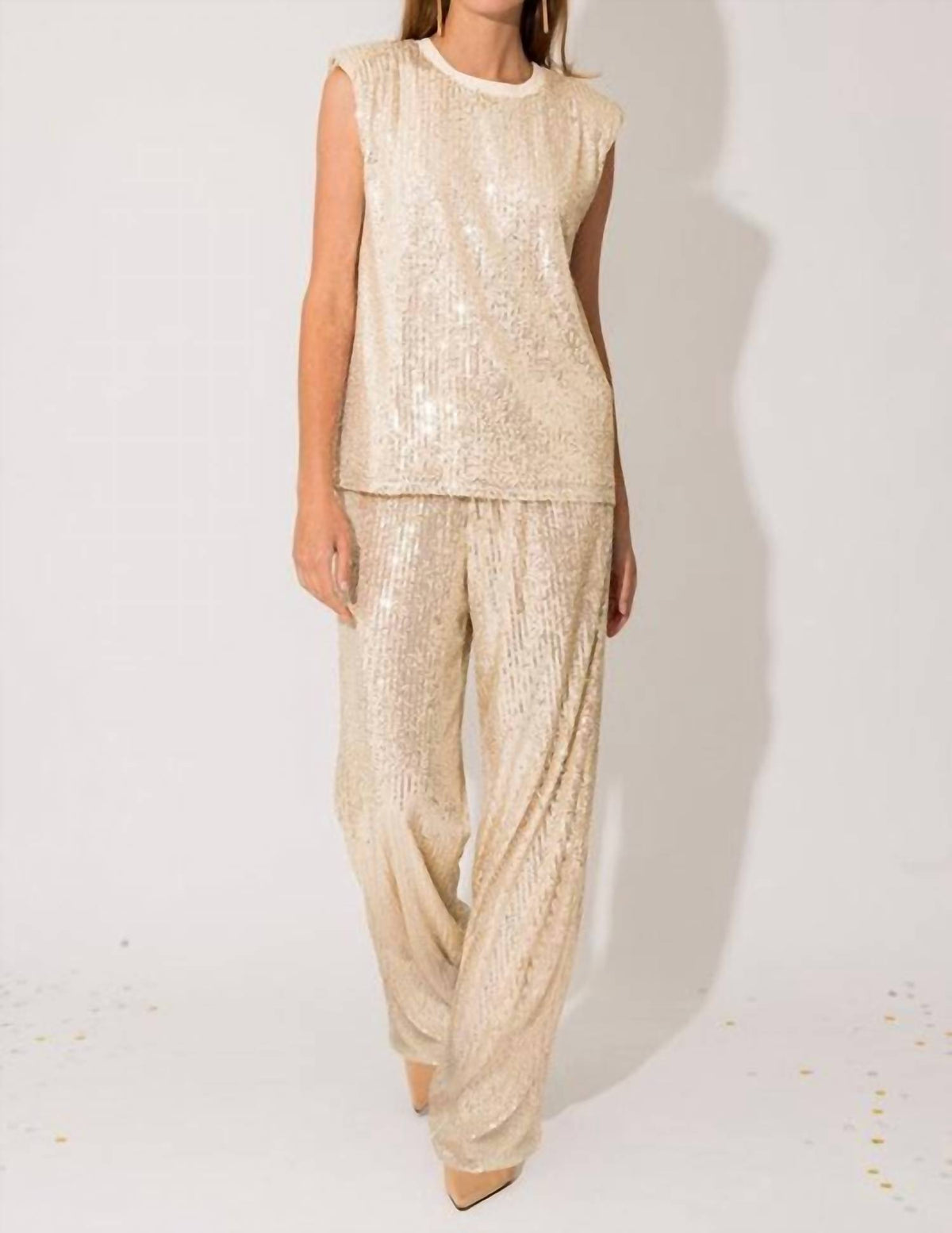 Gilli - Sequins Straight Leg Pants