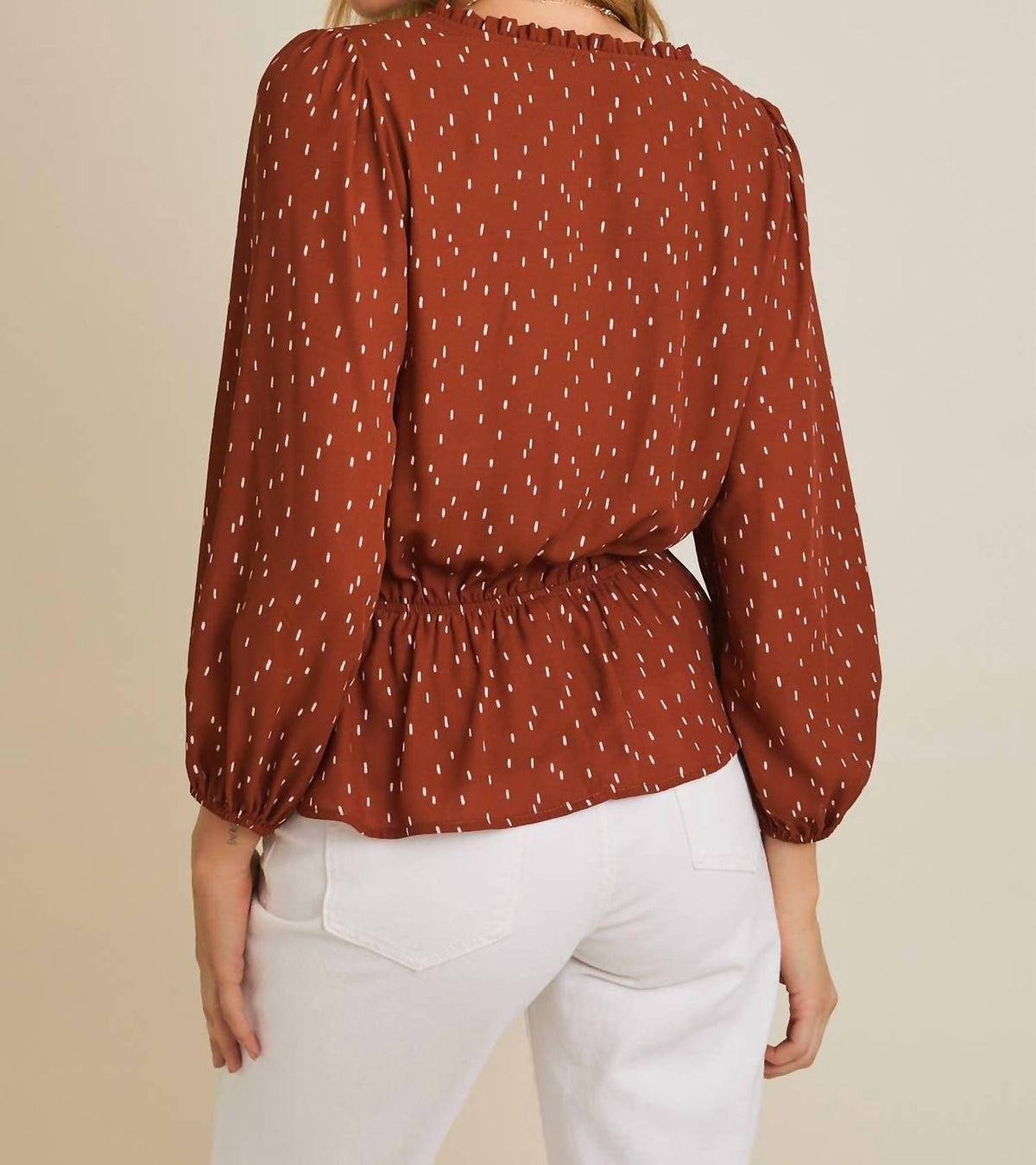 Gilli - V-neck Button-up Long Sleeve Shirt