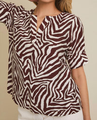 Gilli - Zebra Blouse