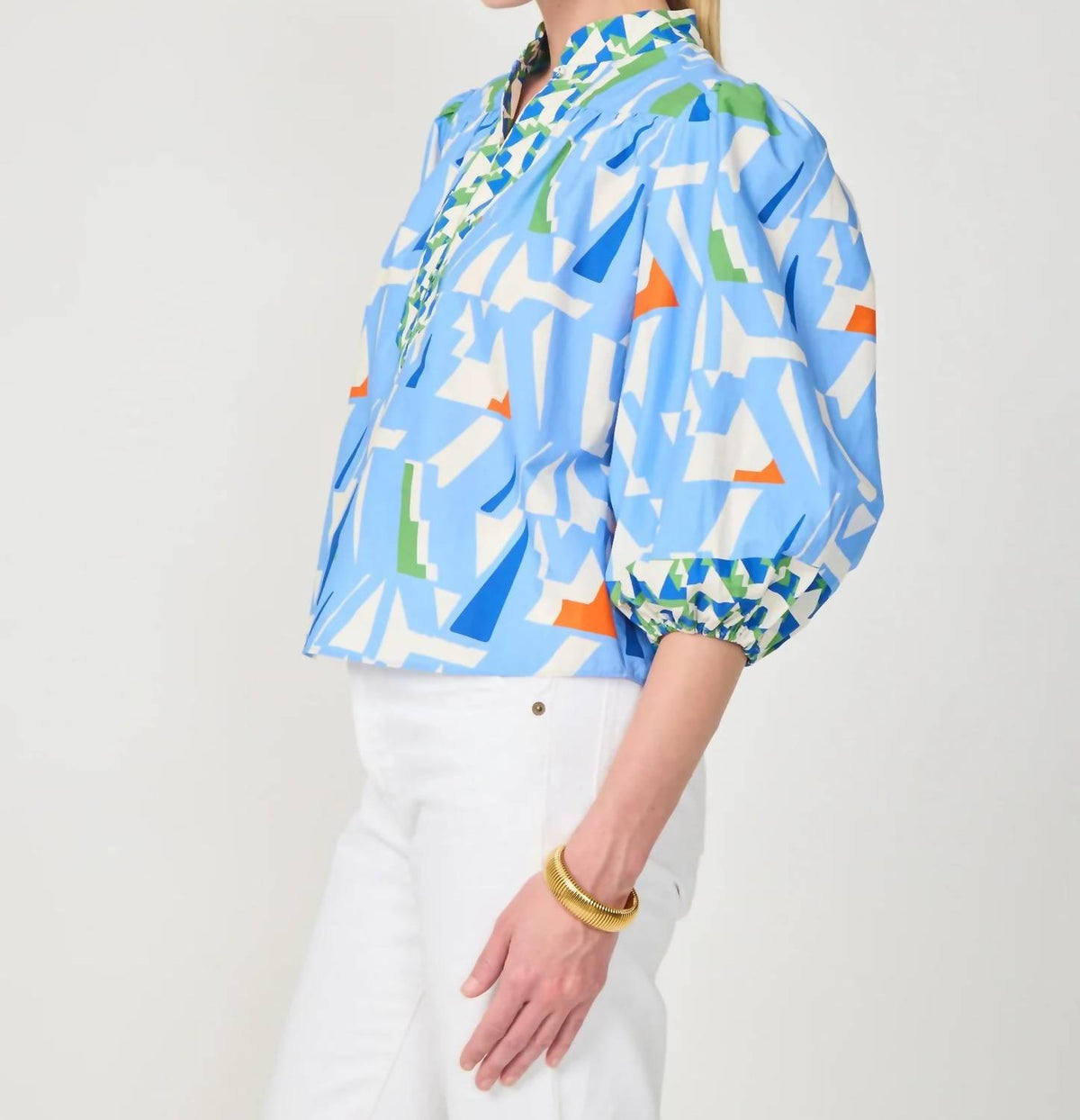 Gilner Farrar - Bethany Split Neck Blouse