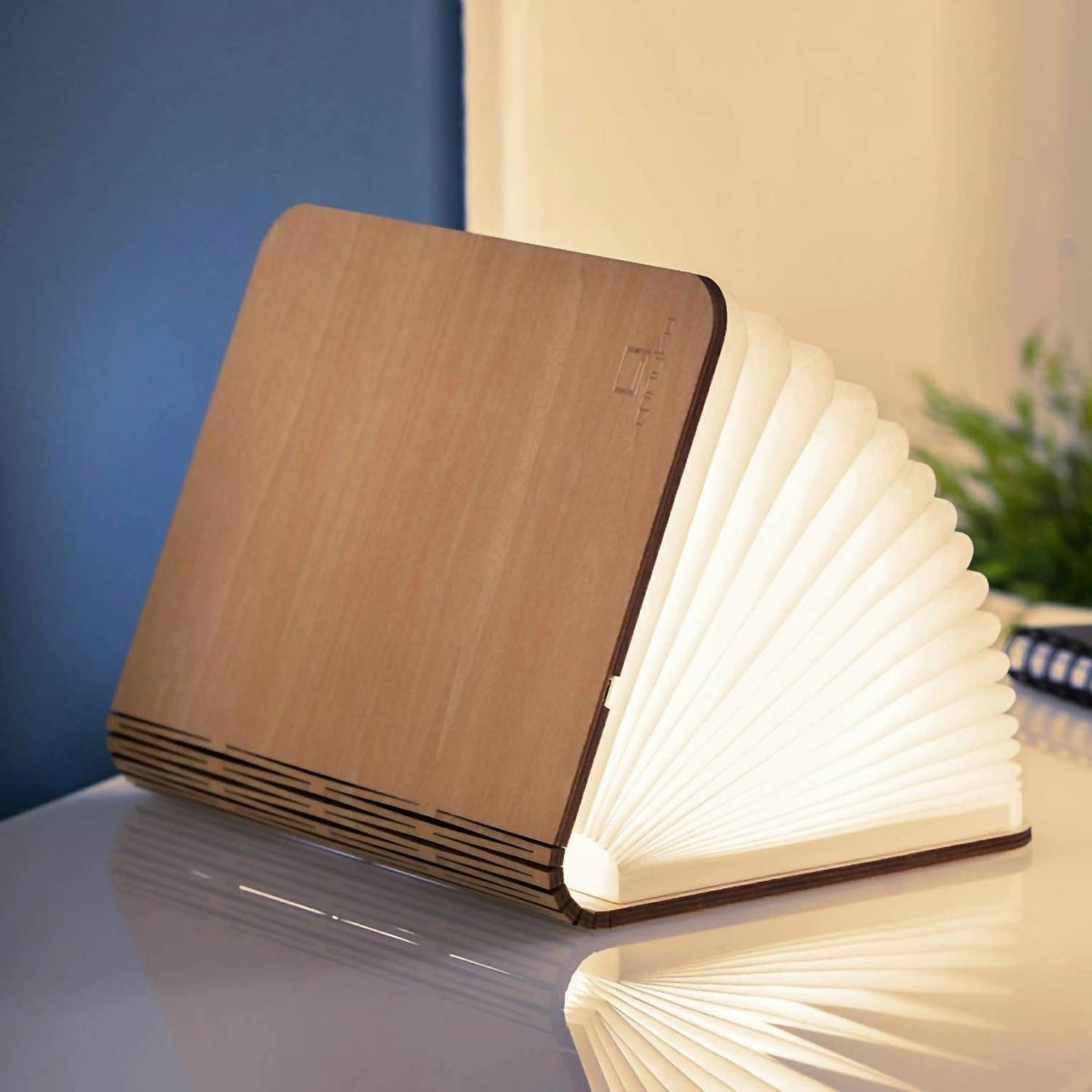 Gingko Design - Natural Wood Smart Book Light