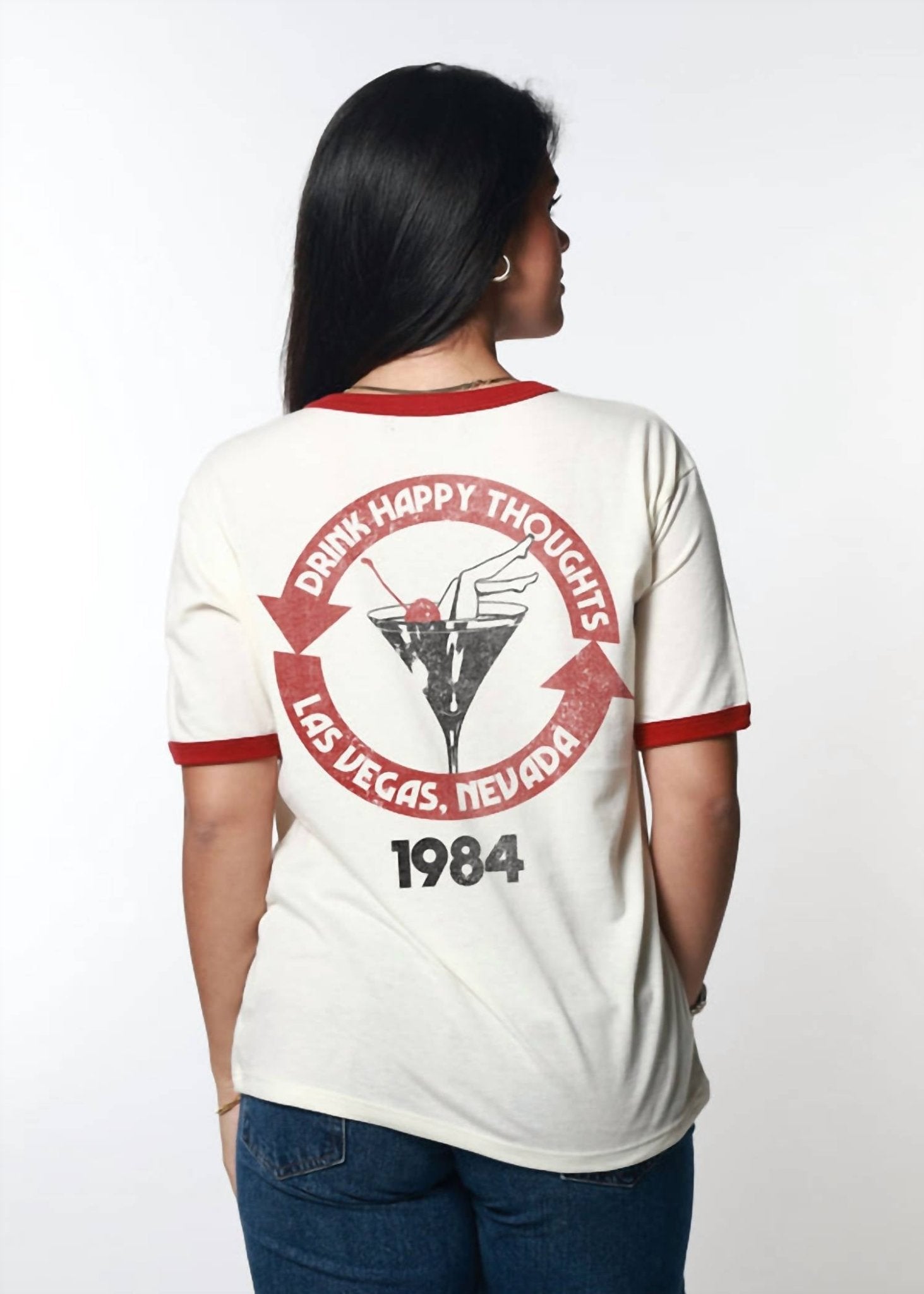 Girl Dangerous - Drink Happy Thoughts Top - clothing - cotton - graphic