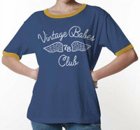 Girl Dangerous - Vintage Babes Tee - blue - clothing - cotton