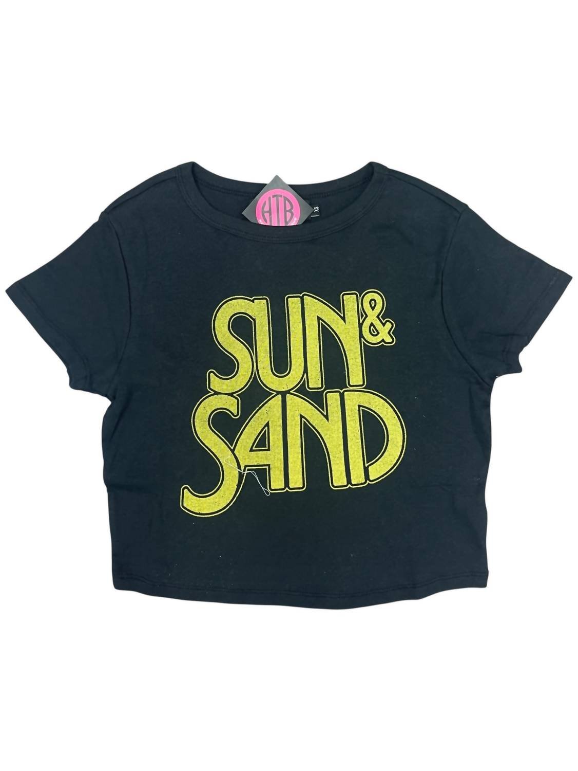 Girl Dangerous - Women's Sun & Sand Cropped Top - black - clothing - cotton