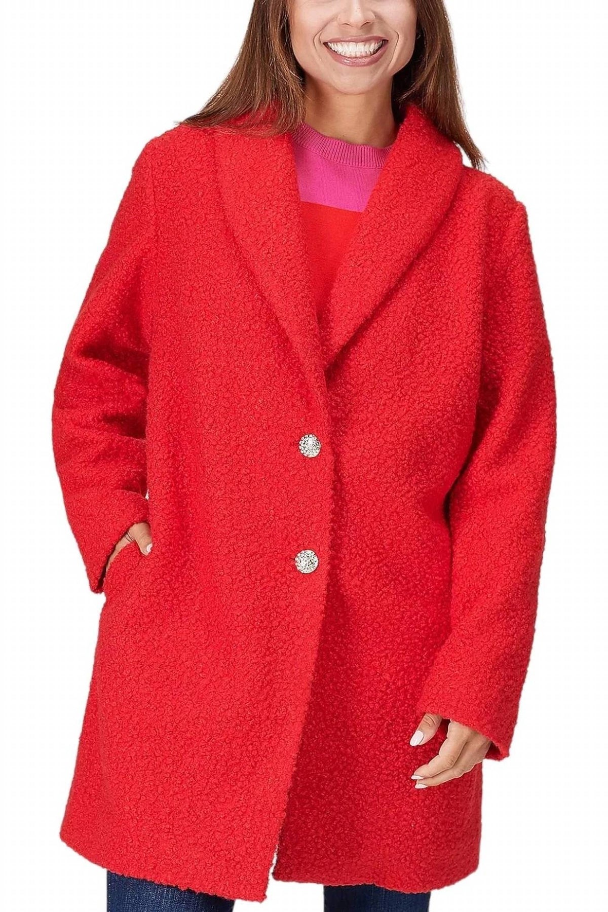 Girl With Curves Collection - Sherpa Coat