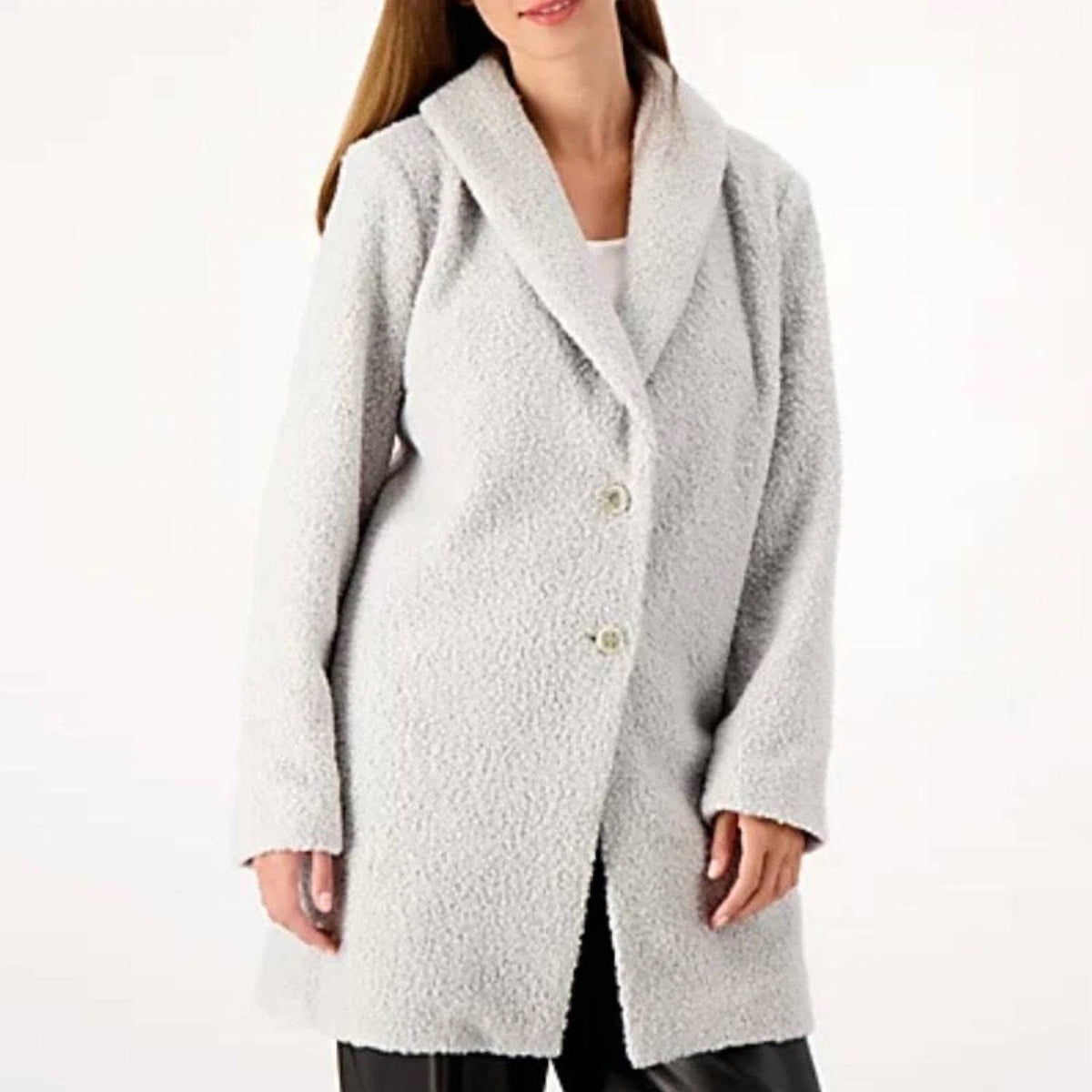 Girl With Curves Collection - Sherpa Coat