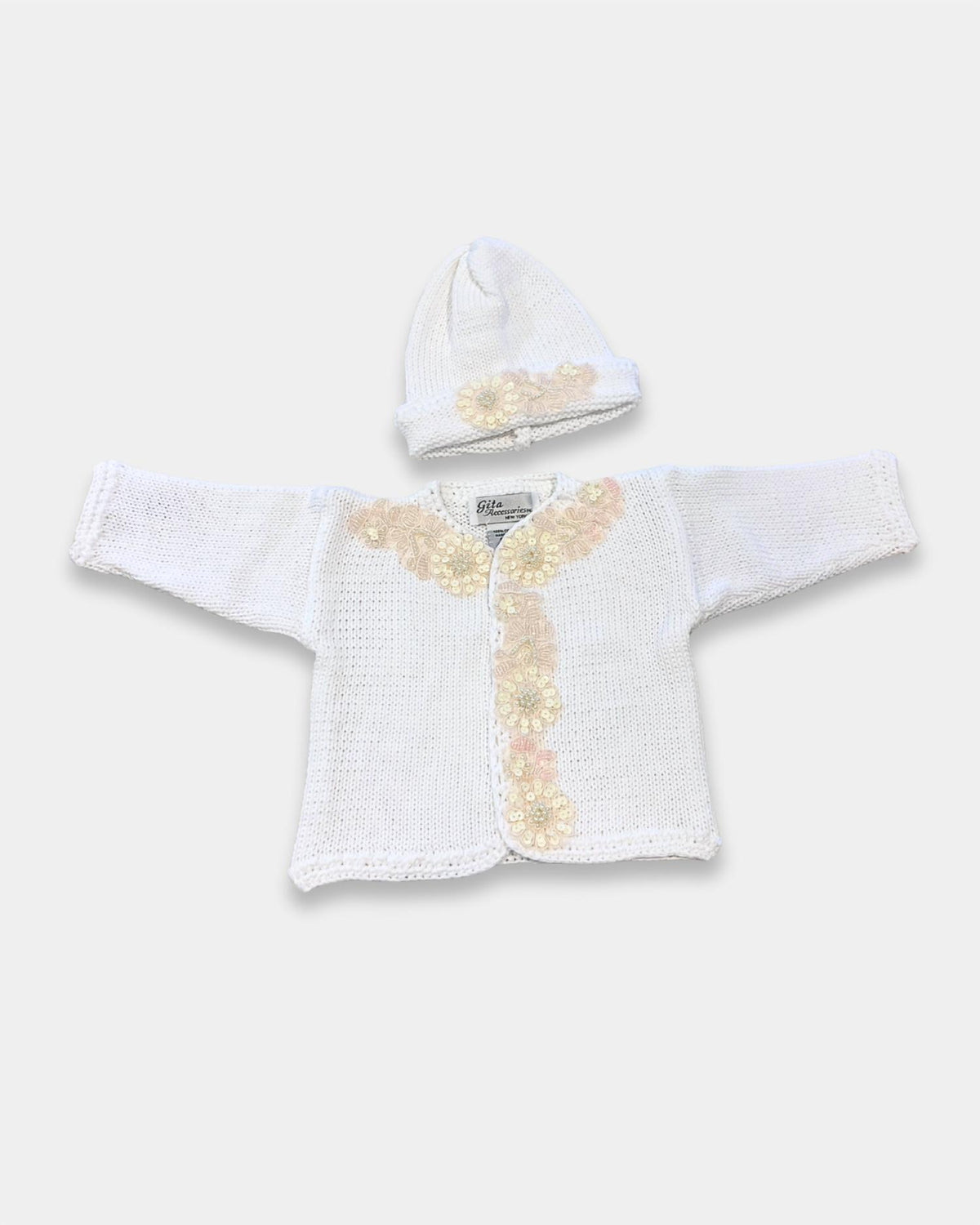 Gita - Girl's 2pc Sequence Sweater With Hat