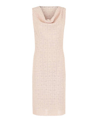Givenchy - 4G Monogram Draped Midi Dress