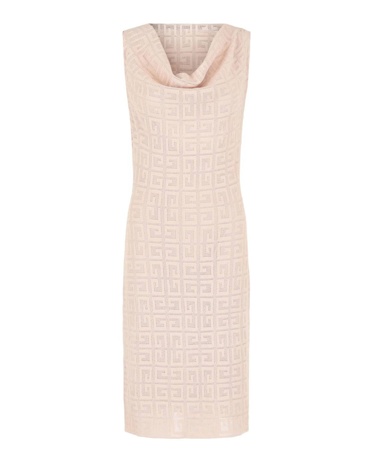 Givenchy - 4G Monogram Draped Midi Dress