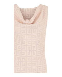 Givenchy - 4G Monogram Draped Midi Dress