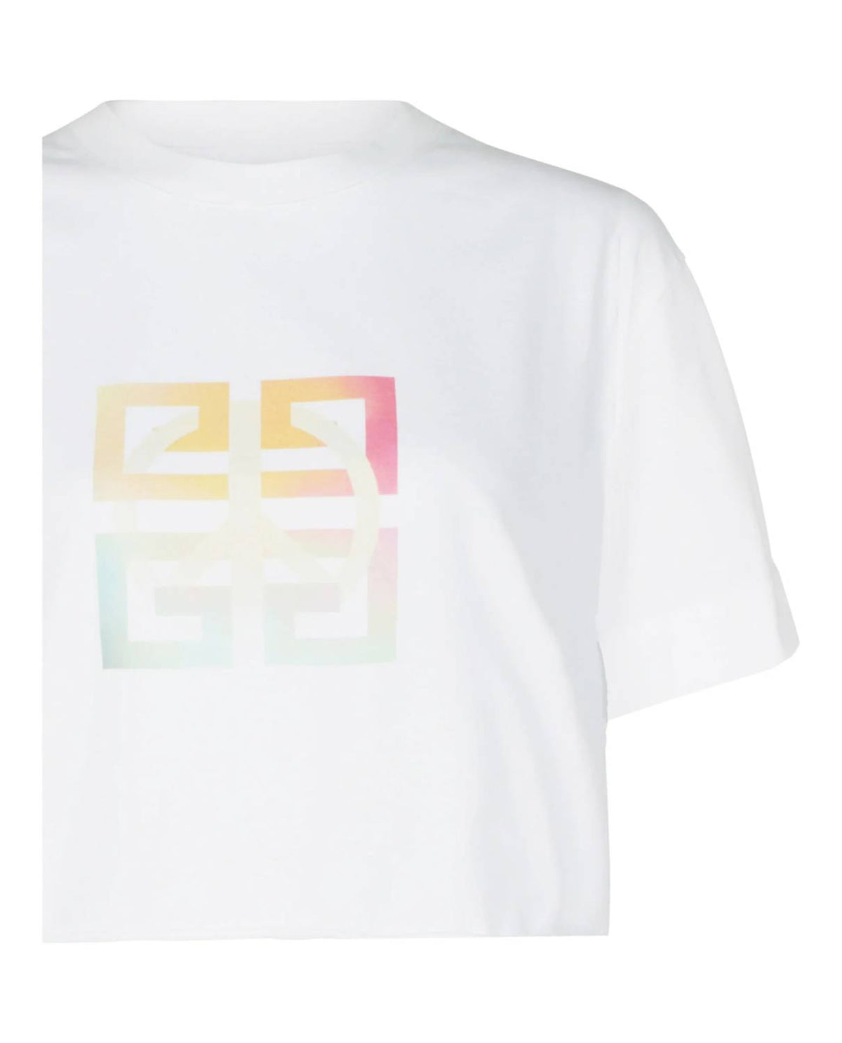 Givenchy - 4G Peace Logo Crop Top