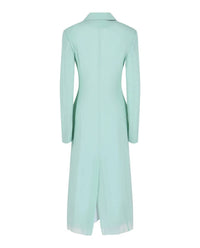 Givenchy - Single-Breasted Sheer Longline Coat