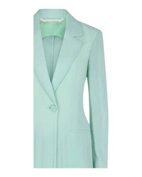 Givenchy - Single-Breasted Sheer Longline Coat