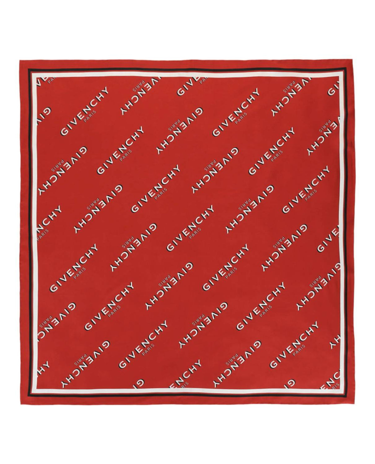 Givenchy - Women's Shadow Square Silk Scarf