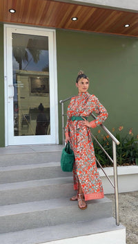 Gizia - Floral Maxi Dress - clothing - dresses - maxi