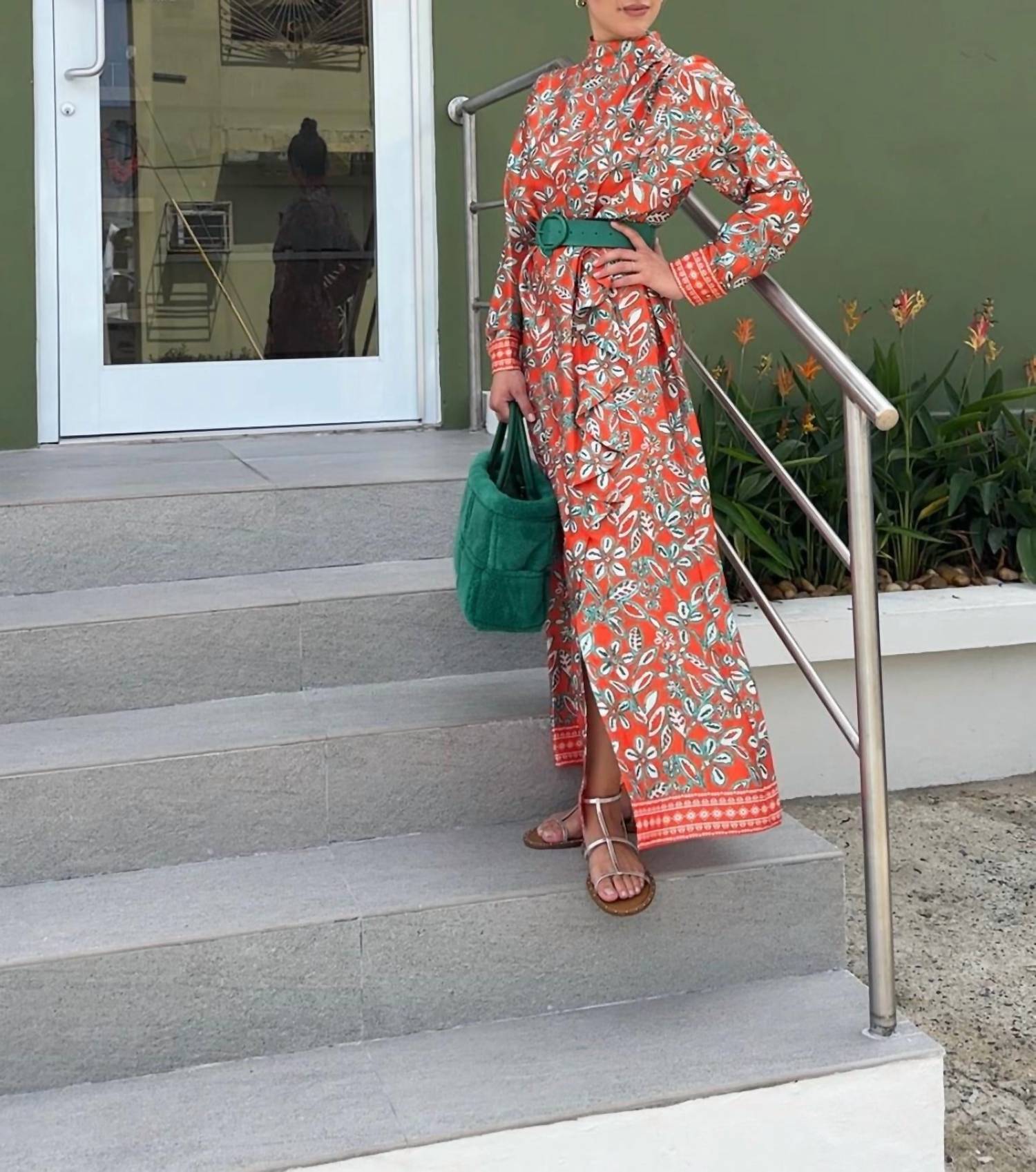 Gizia - Floral Maxi Dress - clothing - dresses - maxi