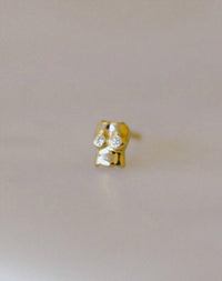 Gjenmi - Women's Vulva Earring - earrings - gold - jewelry
