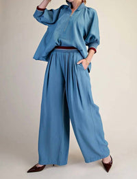 Glam - Flowy Wide Leg Pants