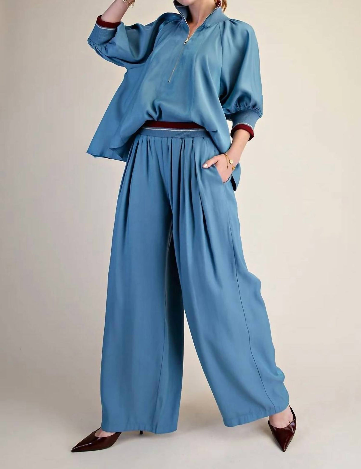 Glam - Flowy Wide Leg Pants