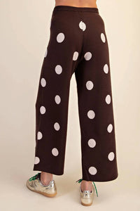 Glam - Polka Dot Knit Pants