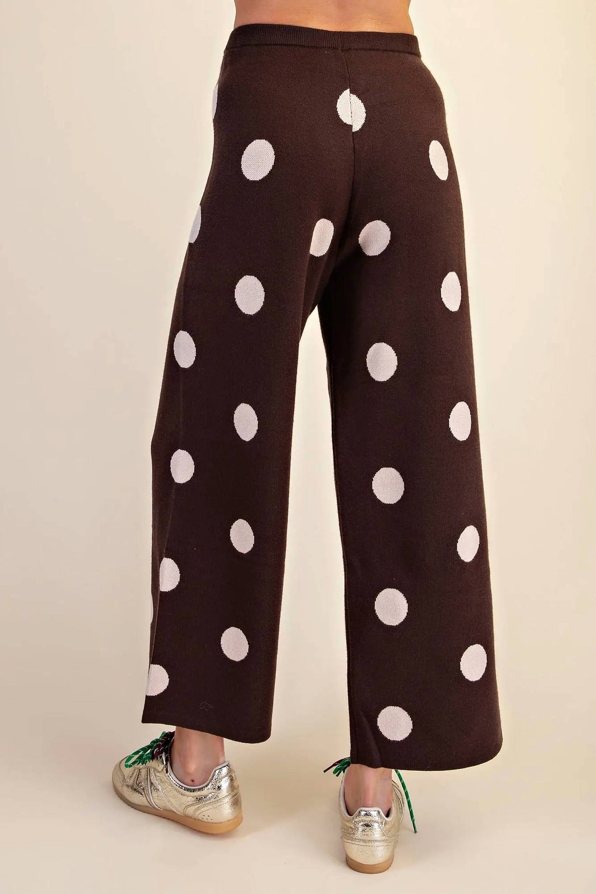 Glam - Polka Dot Knit Pants