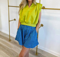 Glam - Polka Dot Ruffle Shorts