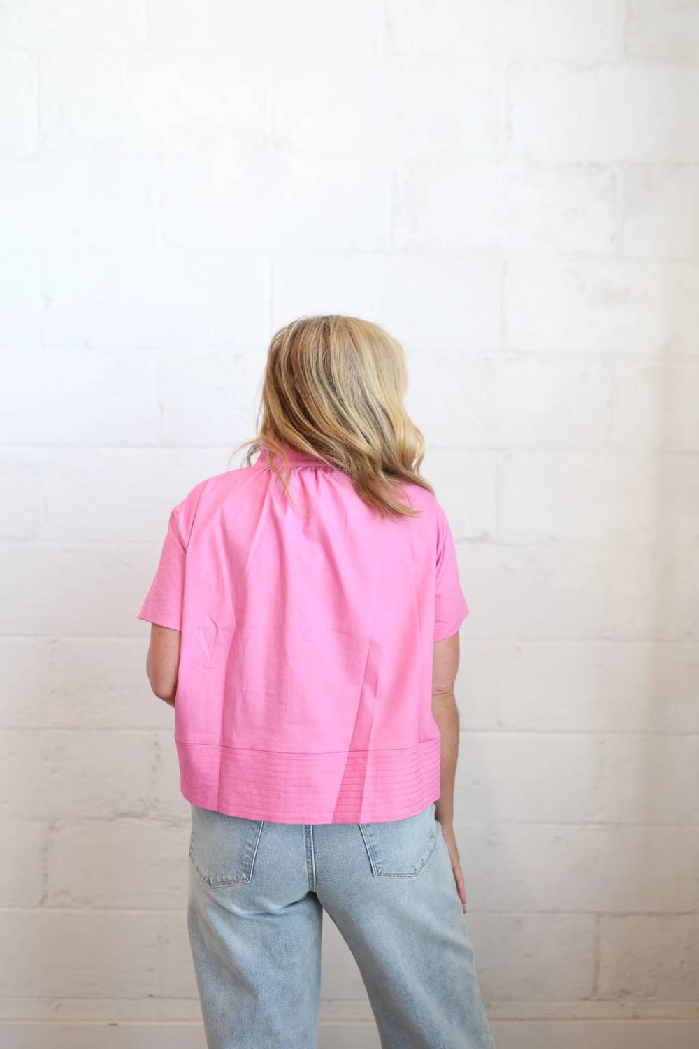 Glam - Posey Structured Collar Blouse