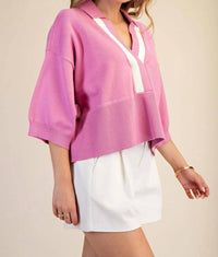 Glam - Prep And Proper Knit Top