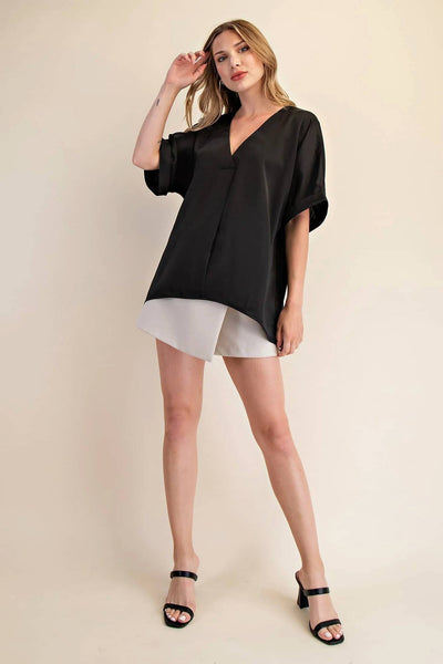 Glam - Reba V-neck Top