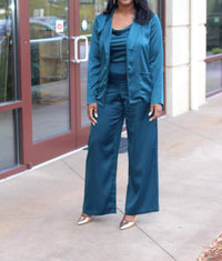 Glam - Robin Satin Boyfriend Blazer