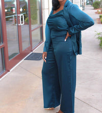 Glam - Robin Satin Boyfriend Blazer