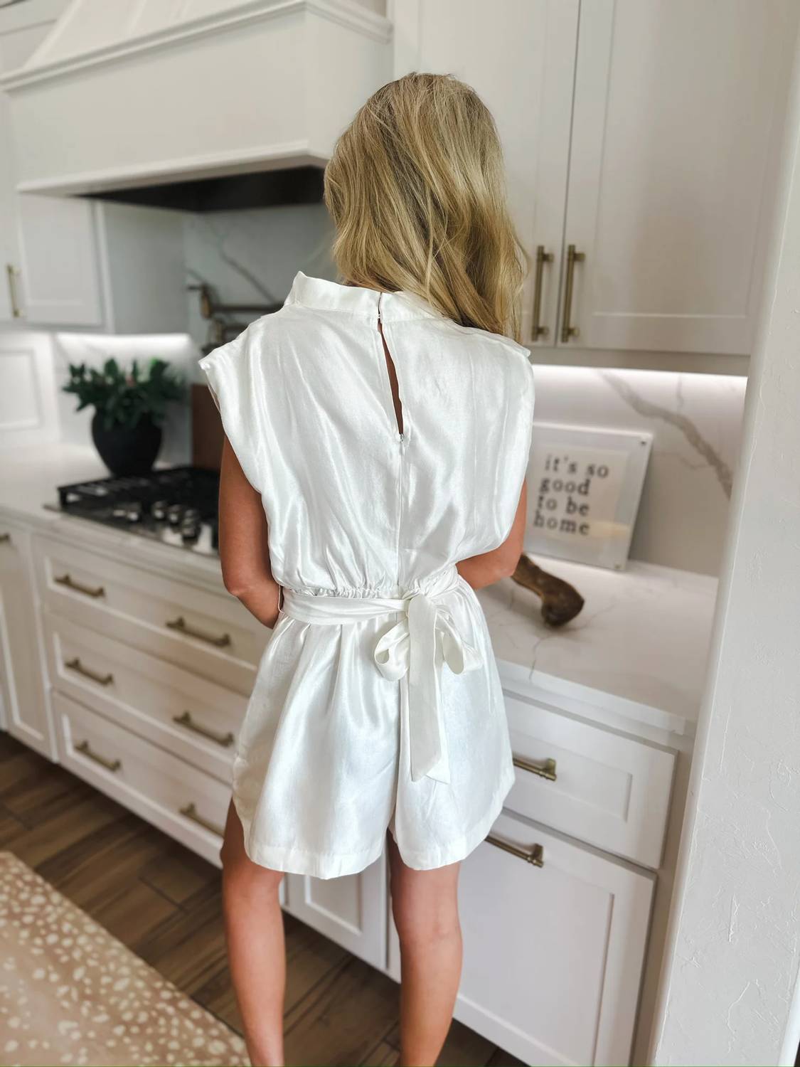 Glam - Shimmer Cowl Neck Romper