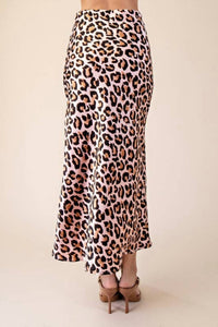 Glam - Wild Card Midi Skirt - animal - clothing - knee - length - skirts