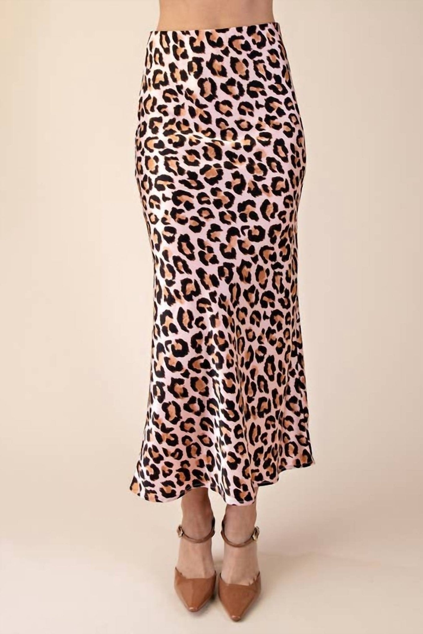 Glam - Wild Card Midi Skirt - animal - clothing - knee - length - skirts