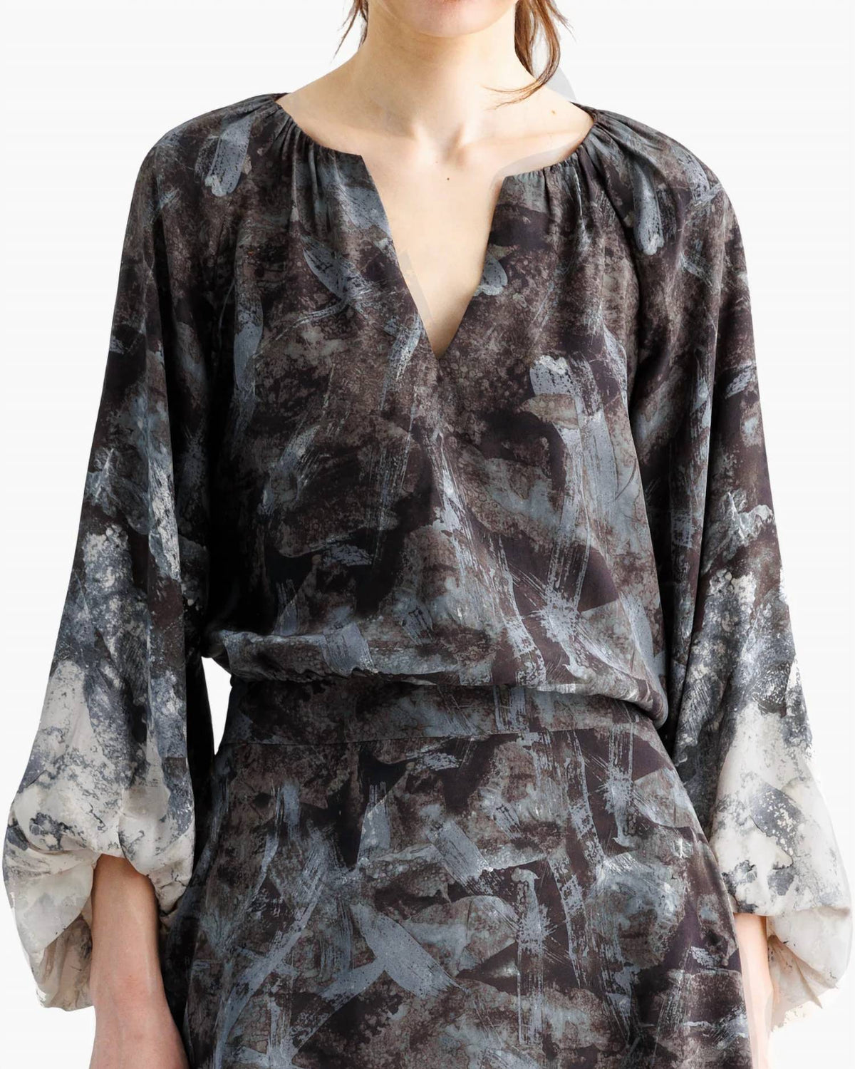 Go By Go Silk - Bubbled Up Blouse