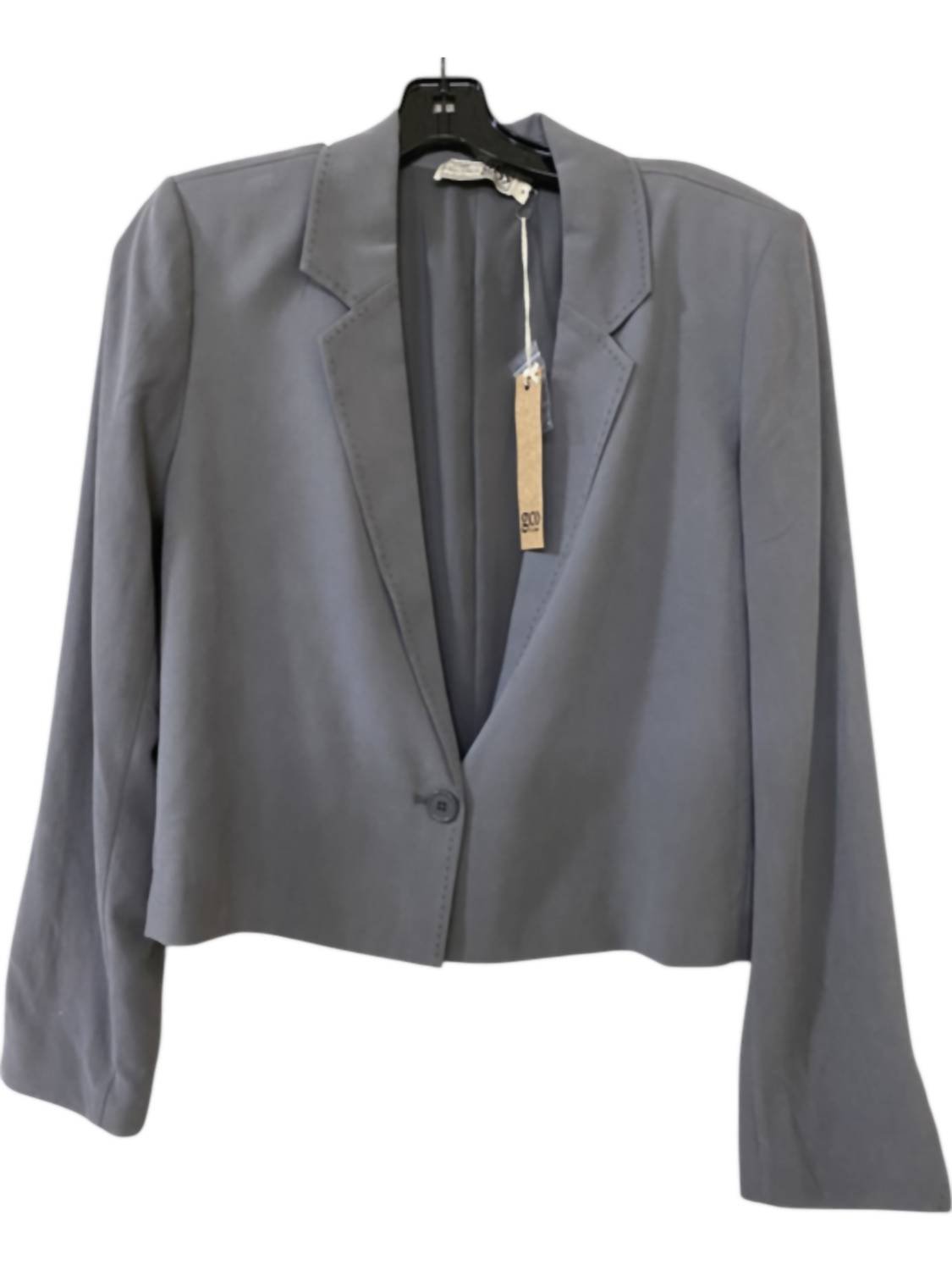Go By Go Silk - Women's Short Cut Blazer - blazers - clothing - grey