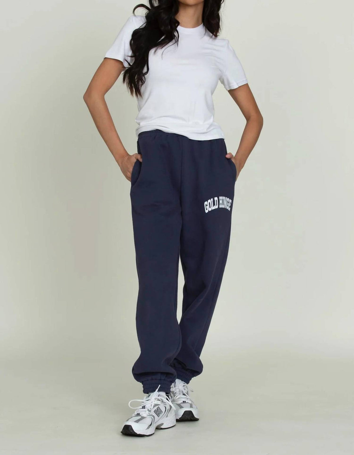 Gold Hinge - Cinched Jogger Ankle Sweat Pants