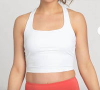 Gold Hinge - Criss Cross Back Yoga Tank Top - clothing - solid - tank - tops