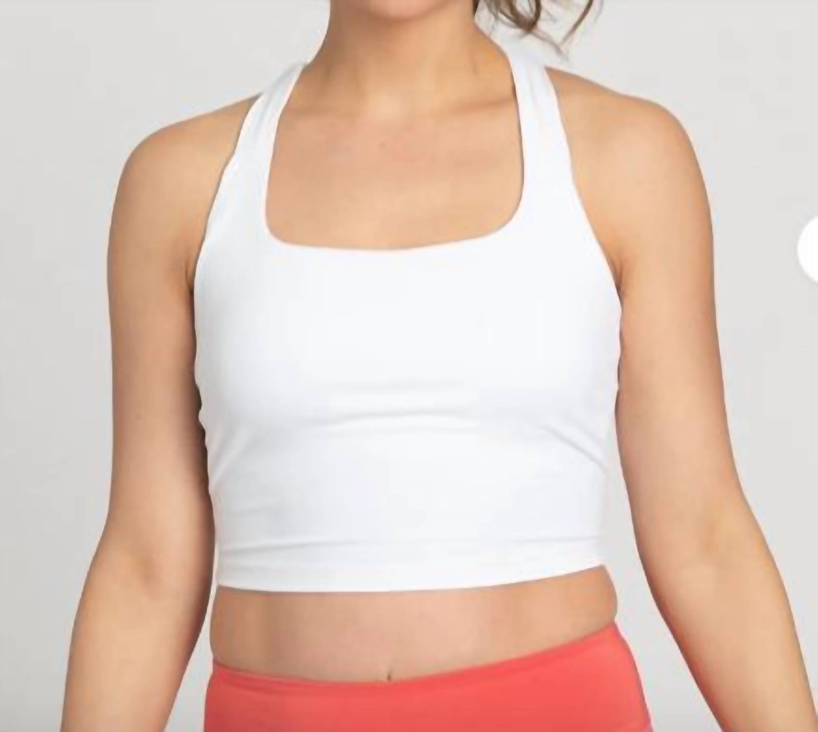 Gold Hinge - Criss Cross Back Yoga Tank Top - clothing - solid - tank - tops
