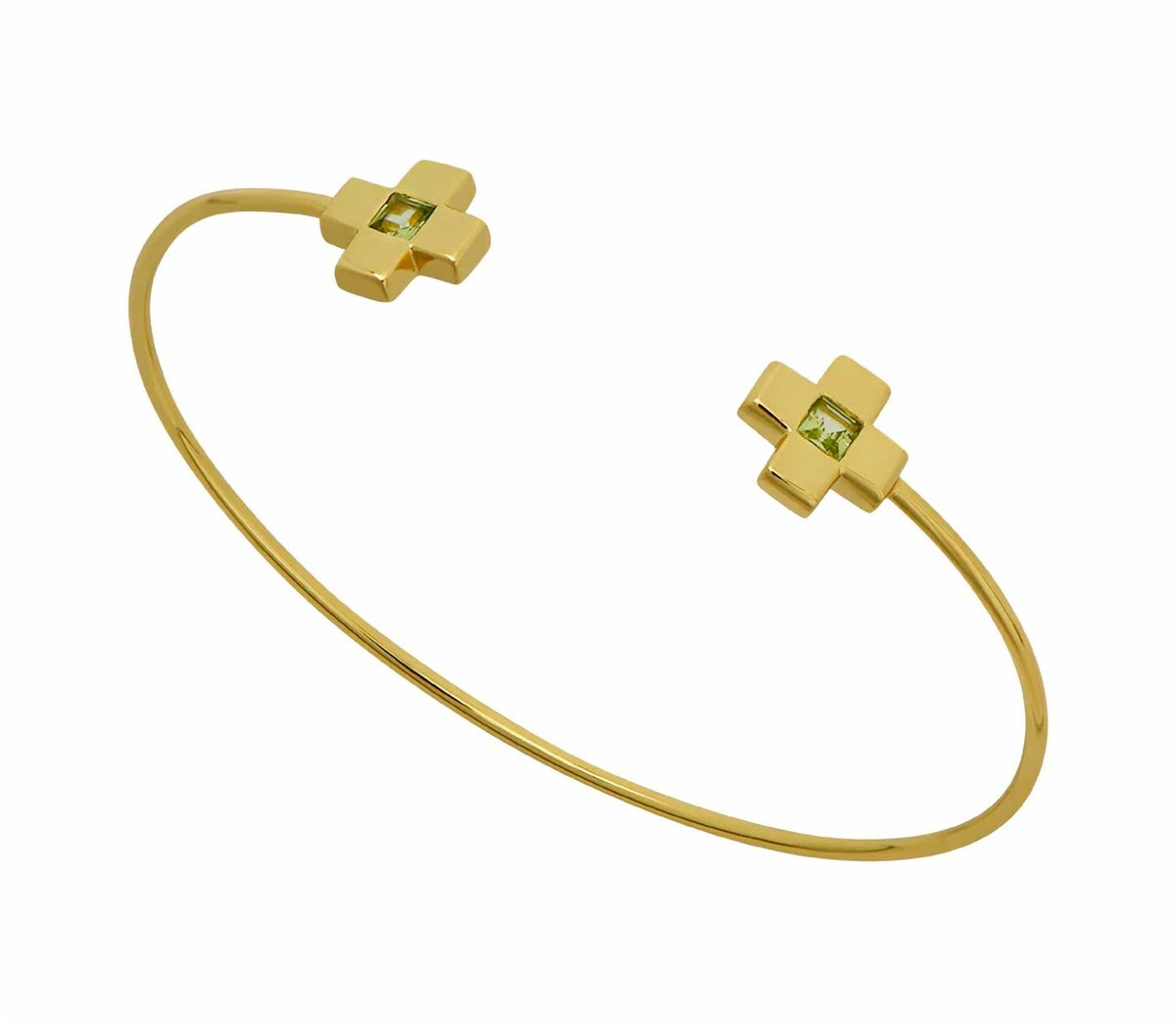 Goldbug Collection - Women's Cross Bangle Bracelet