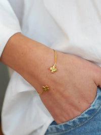 Goldbug Collection - Women's Cross Bangle Bracelet
