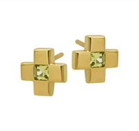 Goldbug Collection - Women's Cross Stud Earrings