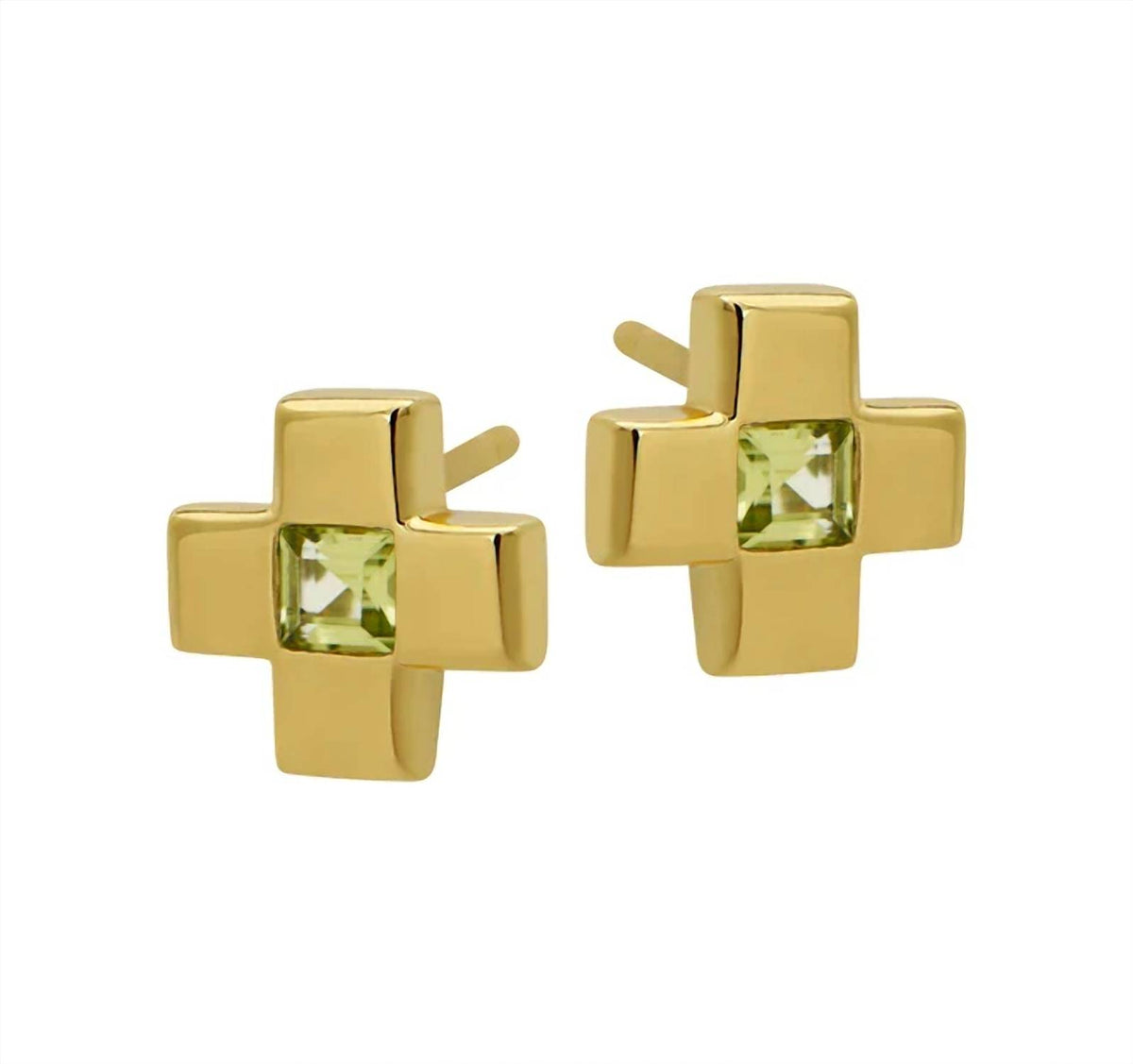 Goldbug Collection - Women's Cross Stud Earrings