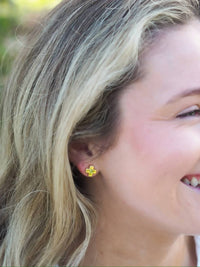 Goldbug Collection - Women's Cross Stud Earrings
