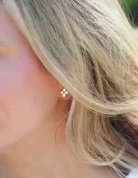 Goldbug Collection - Women's Cross Stud Earrings