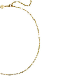 Goldbug Collection - Women's Tiny Paper Clip Necklace