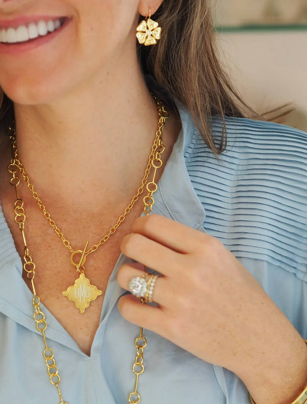 Goldbug Collection - Women's Toggle Charm Chain