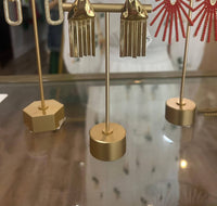 Goldie - Fish Drop Earrings - earrings - gold - jewelry
