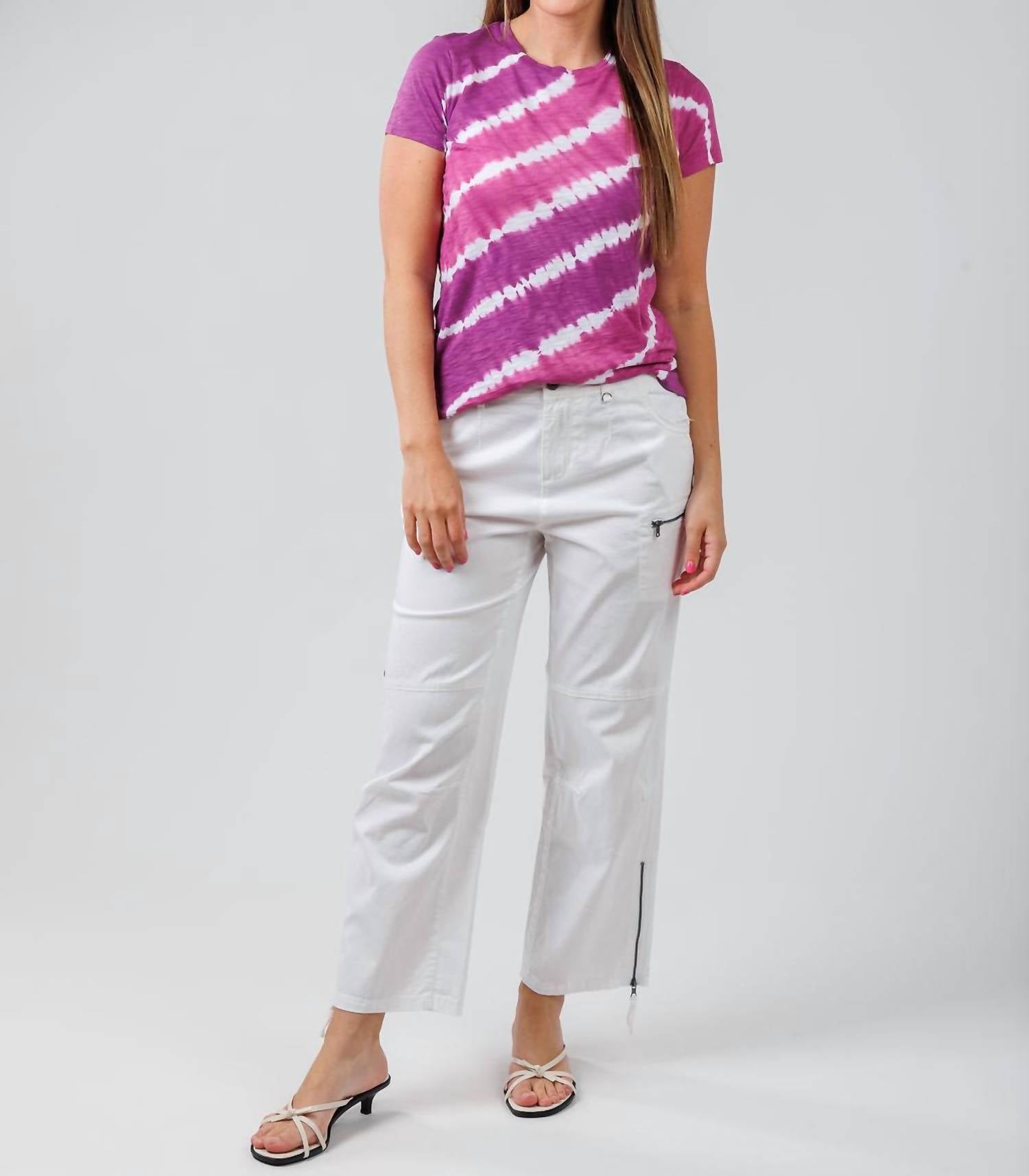 Goldie - Lightning Tie Dye Boy Tee - clothing - cotton - purple
