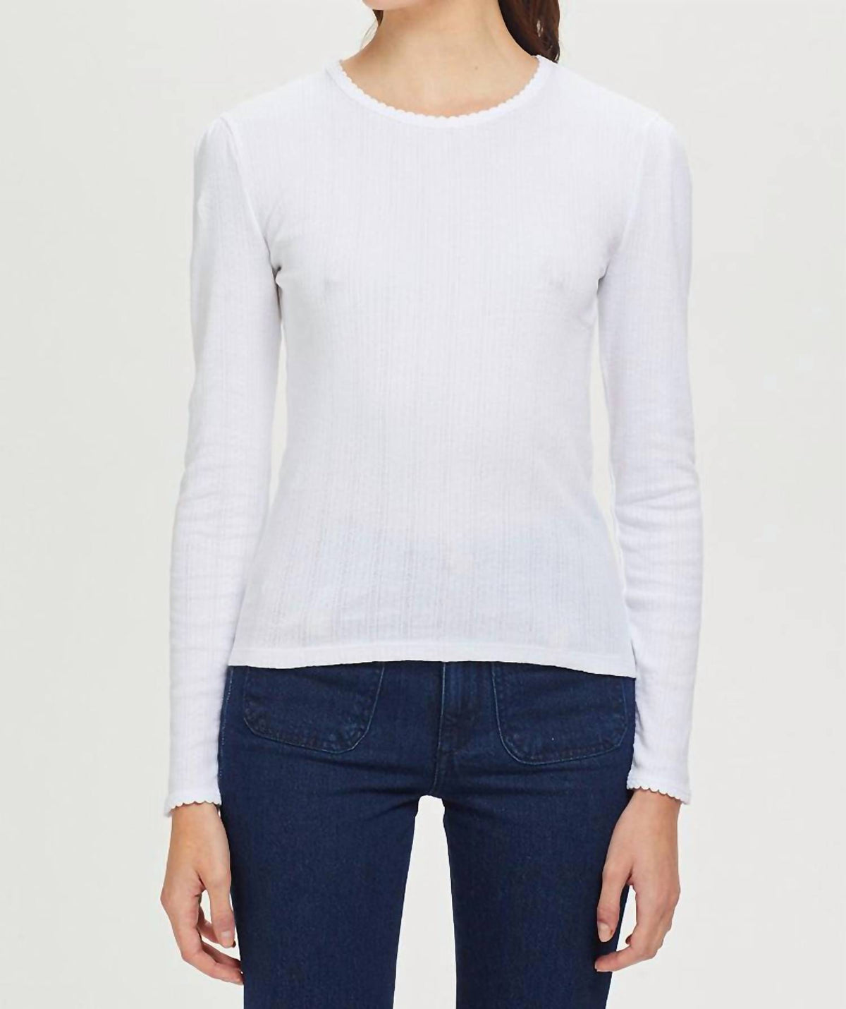 Goldie - Long Sleeve Puff Shoulder Top